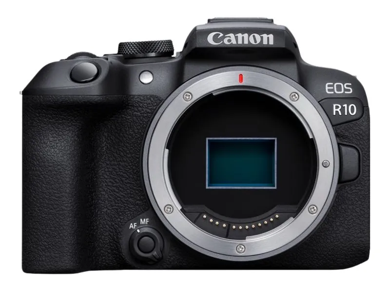 Canon EOS R10 - Digitalkamera - spejlløst - 24.2 MP - APS-C - 4K / 60 fps - kun kamerahus - Wi-Fi, Bluetooth - sort