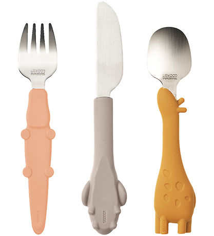 Liewood B?rnebestik - Tove Cutlery Set - Tuscany Rose Mix