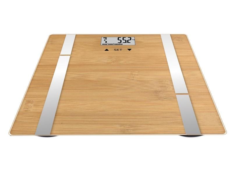 Terraillon Körperanalysewaage Bamboo Fit Braun Diagnosewaage