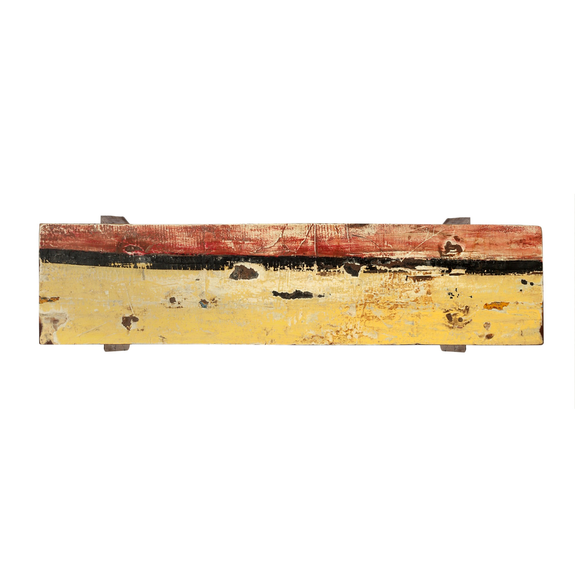 Bank aus Bootsholz, L 28 cm, B 100 cm, H 45 cm von fischer's lagerhaus
