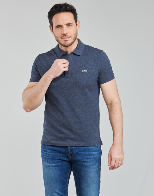 Lacoste - POLO SLIM FIT PH4012 - Bleu Chiné