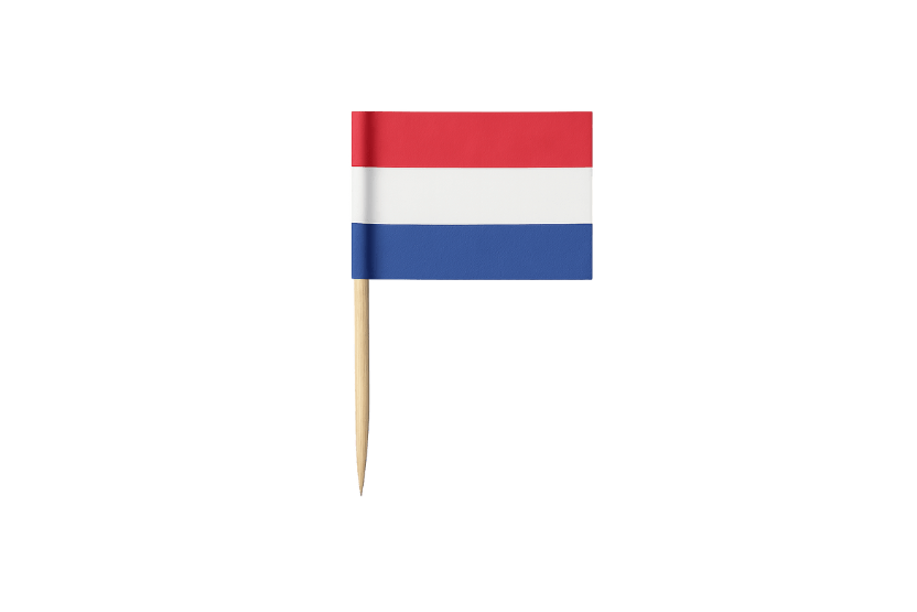 Cocktailprikkers vlag Nederland