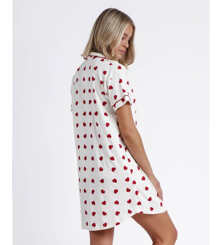Admas Camisa Aberta No Meu Coração Branco