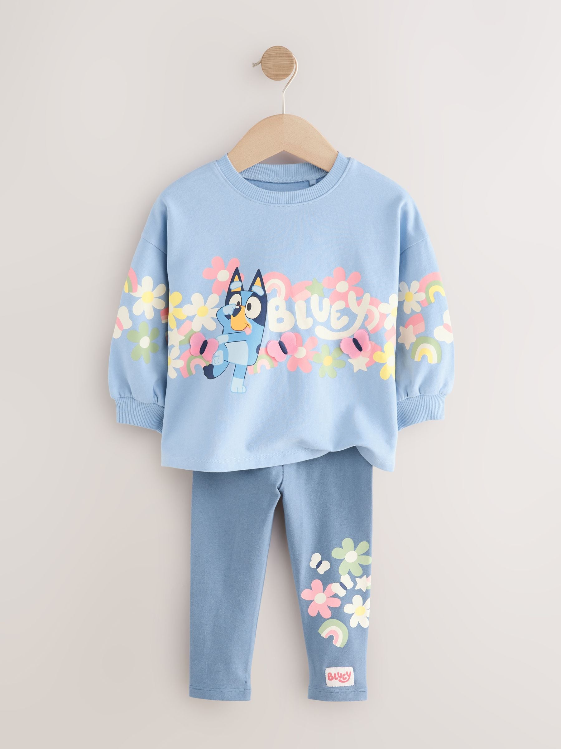 Blauw - Set met Bluey-top en -legging (12 mnd - 7 jr)