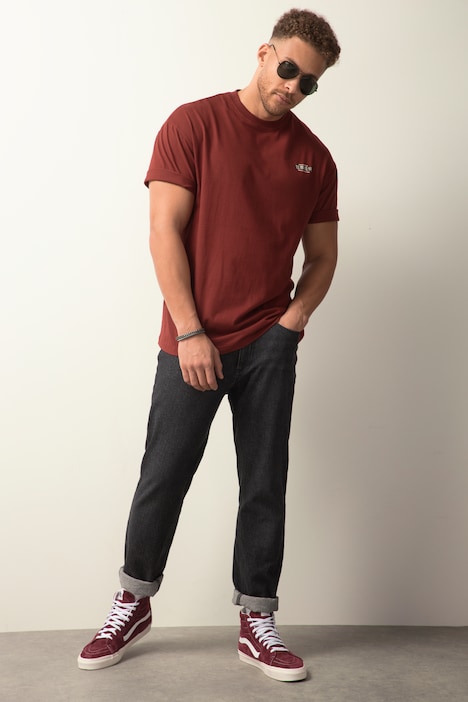 STHUGE T-Shirt, Halbarm, oversized, Prints, bis 8 XL
