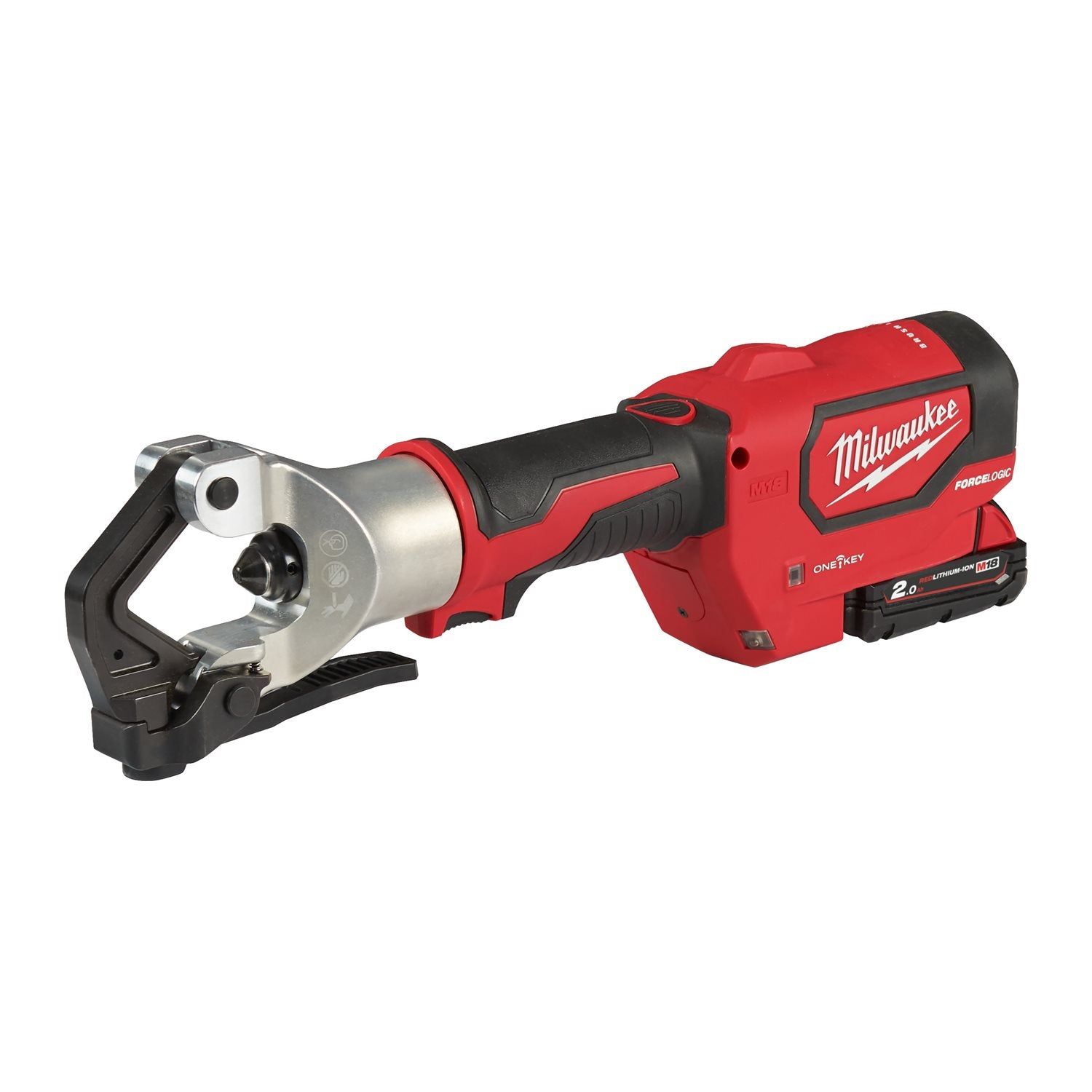 Milwaukee M18 HDCT-0C FORCE LOGIC™ Hydraulische accu kabelkrimptang 10 - 300mm² 18V Basic Body in koffer - 4933471949