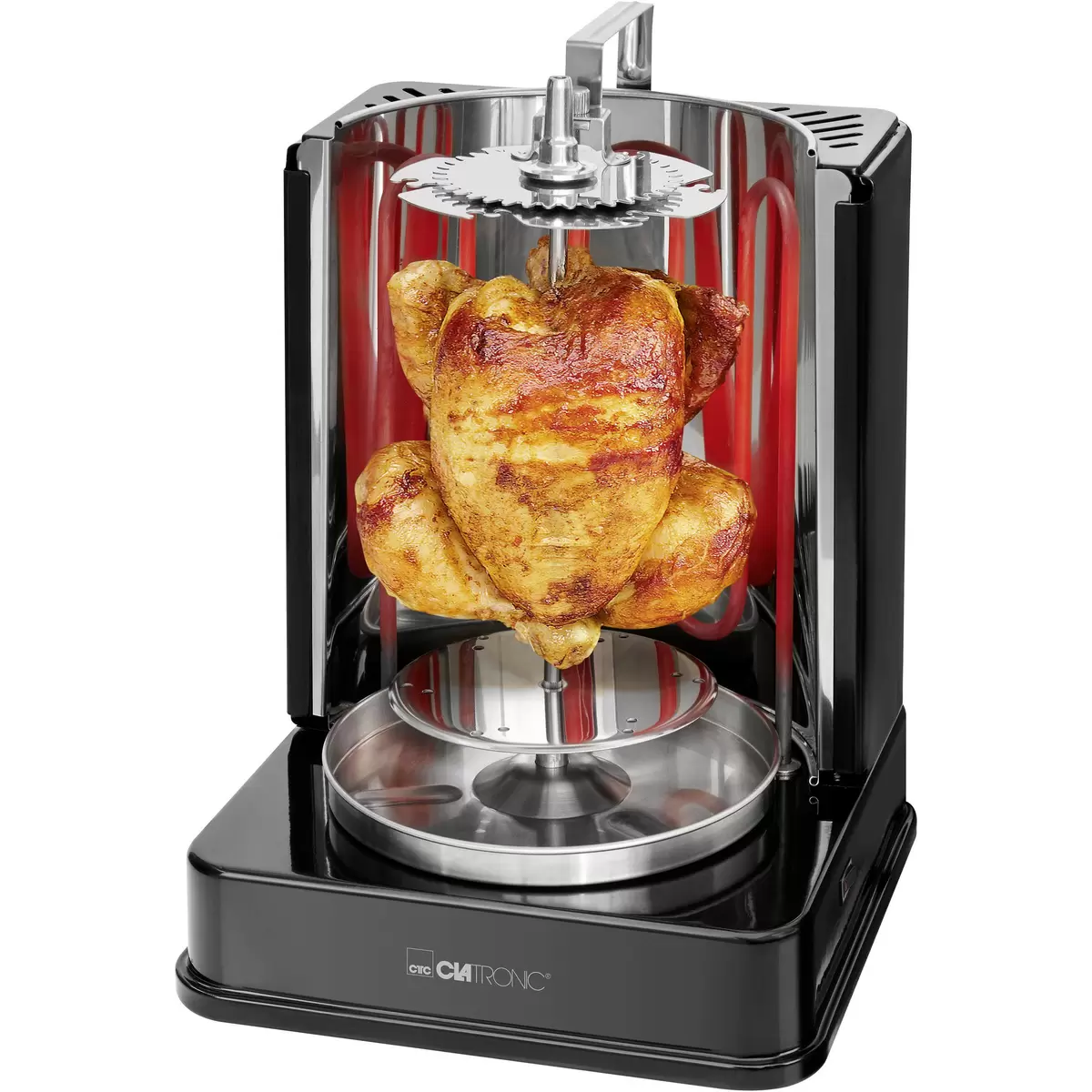 Döner-Vertikal-Multigrill Clatronic DVG 3686 Schwarz