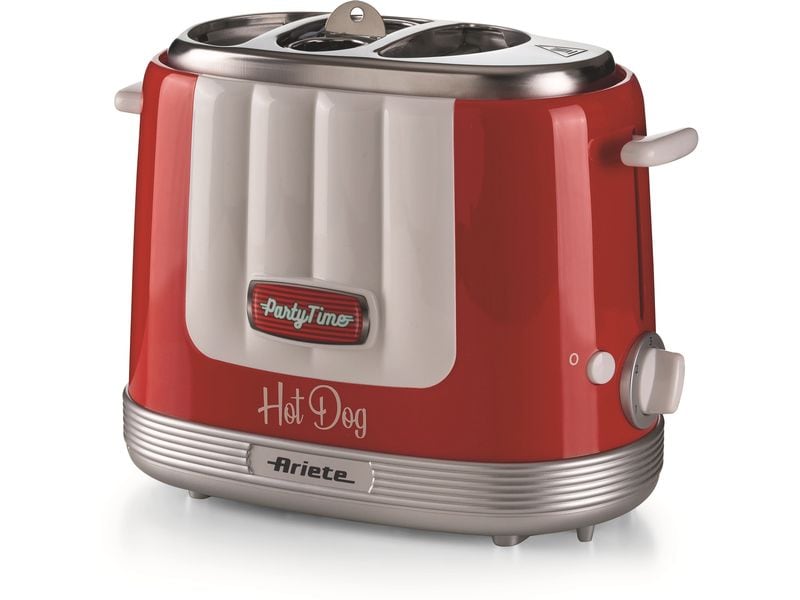 Ariete Hot Dog Maschine Party Time ARI-206-RD Rot/Weiss Hot Dog-Gerät