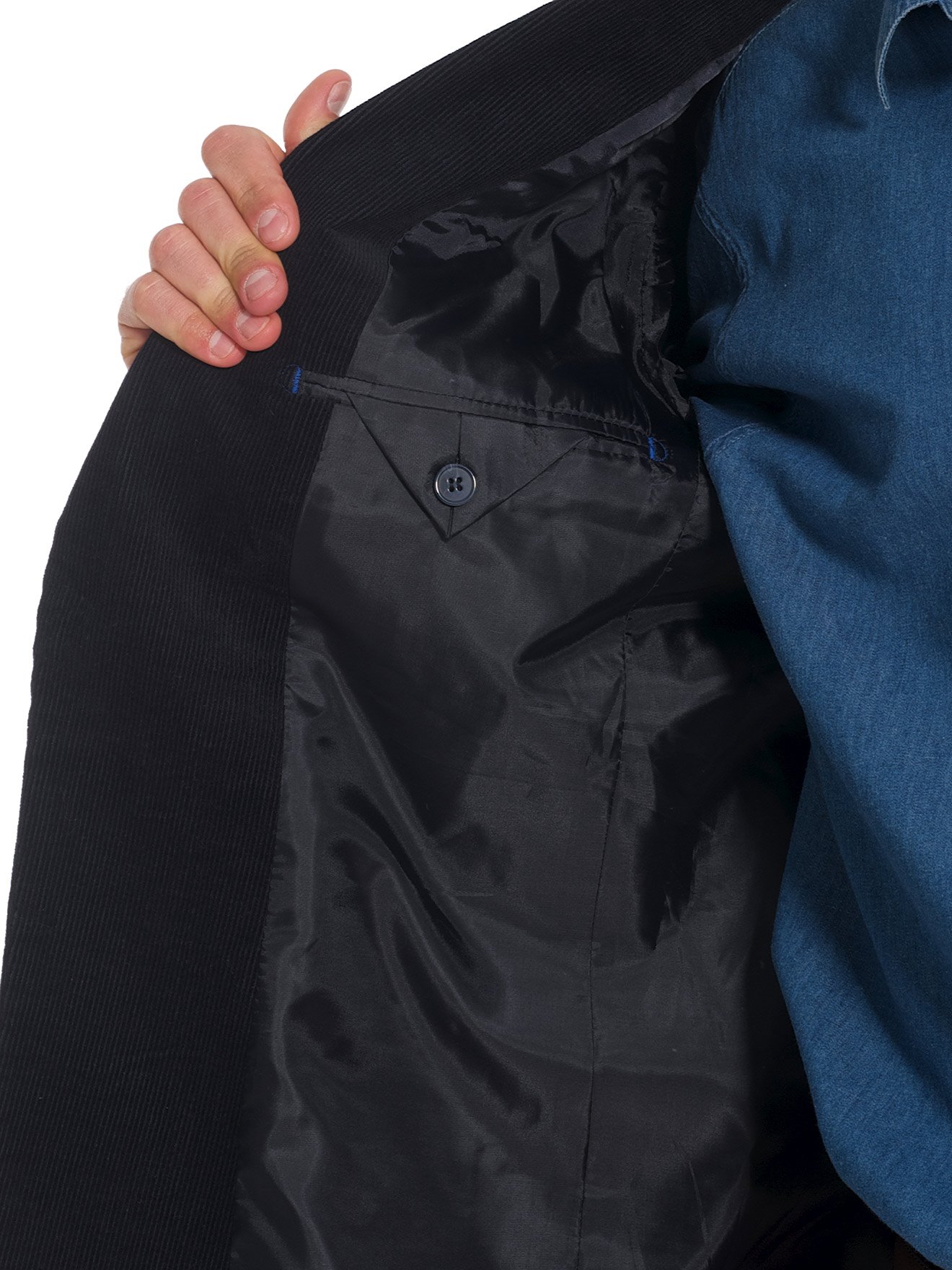 Veste velours milleraies
