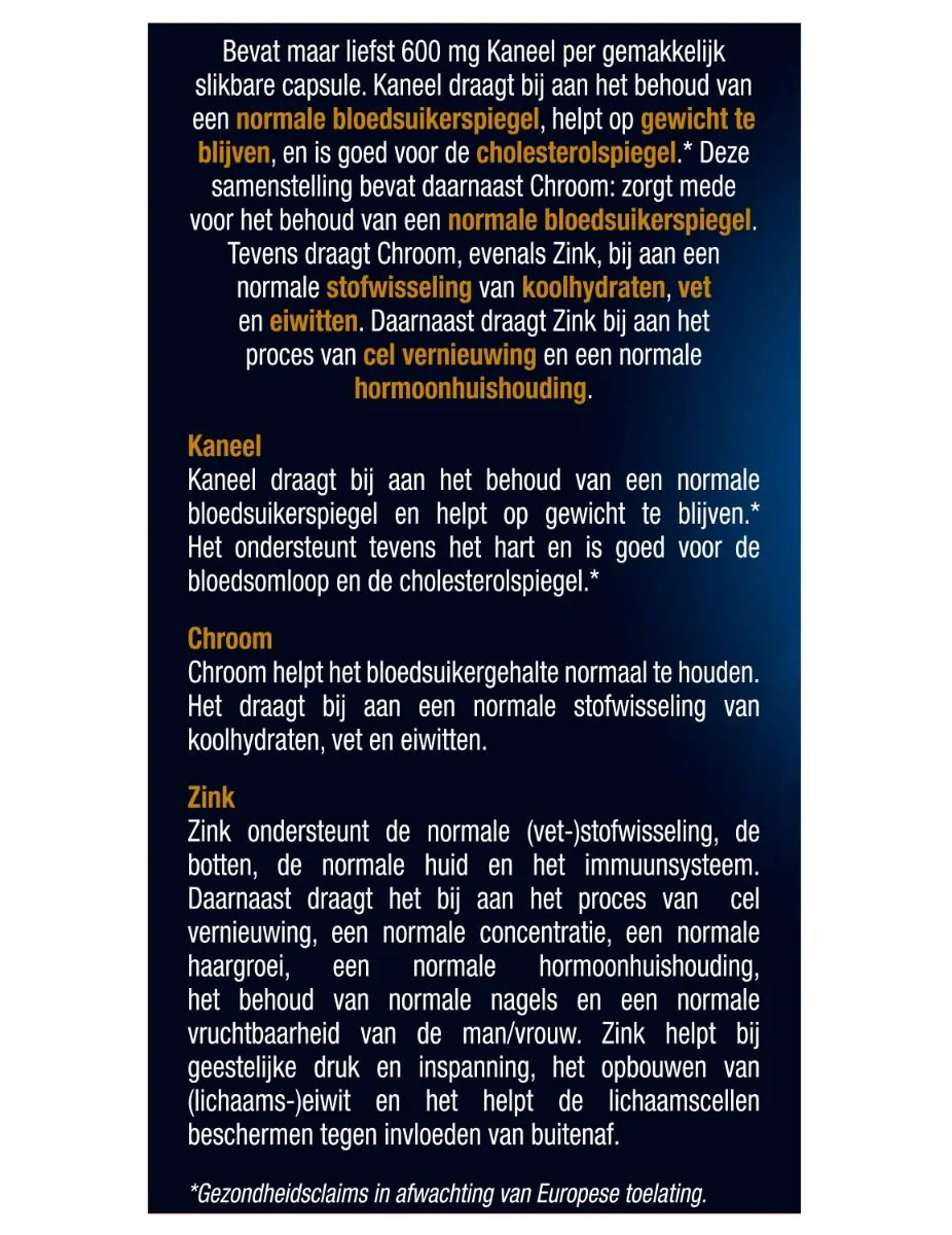 Bloedsuikerspiegel 30 capsules