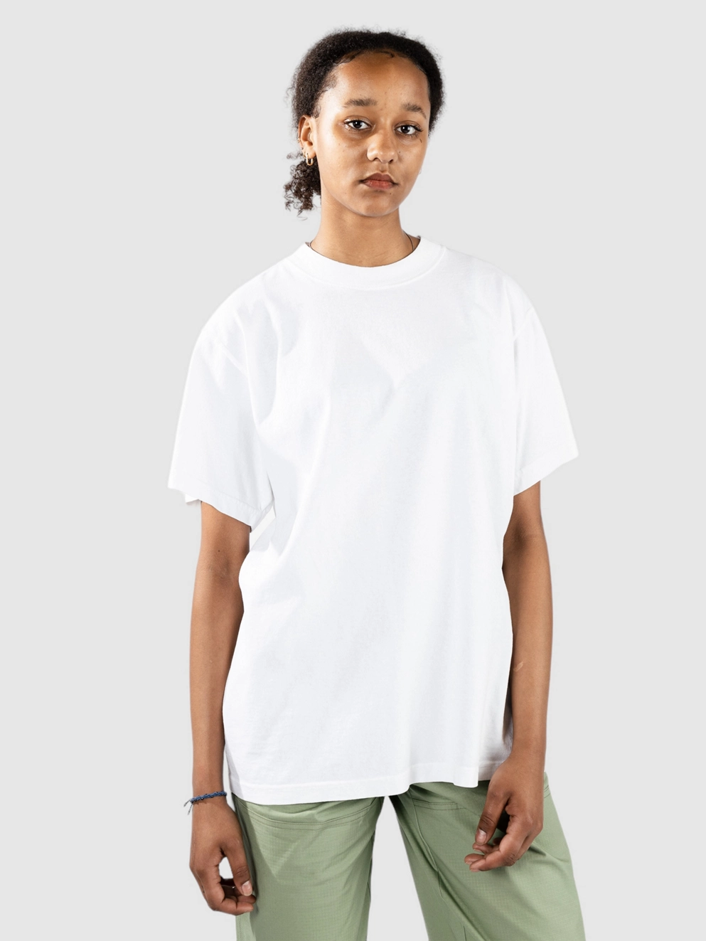 Shaka Wear 6.5 Max Heavyweight Garment Dye Reverse T-Sh white
