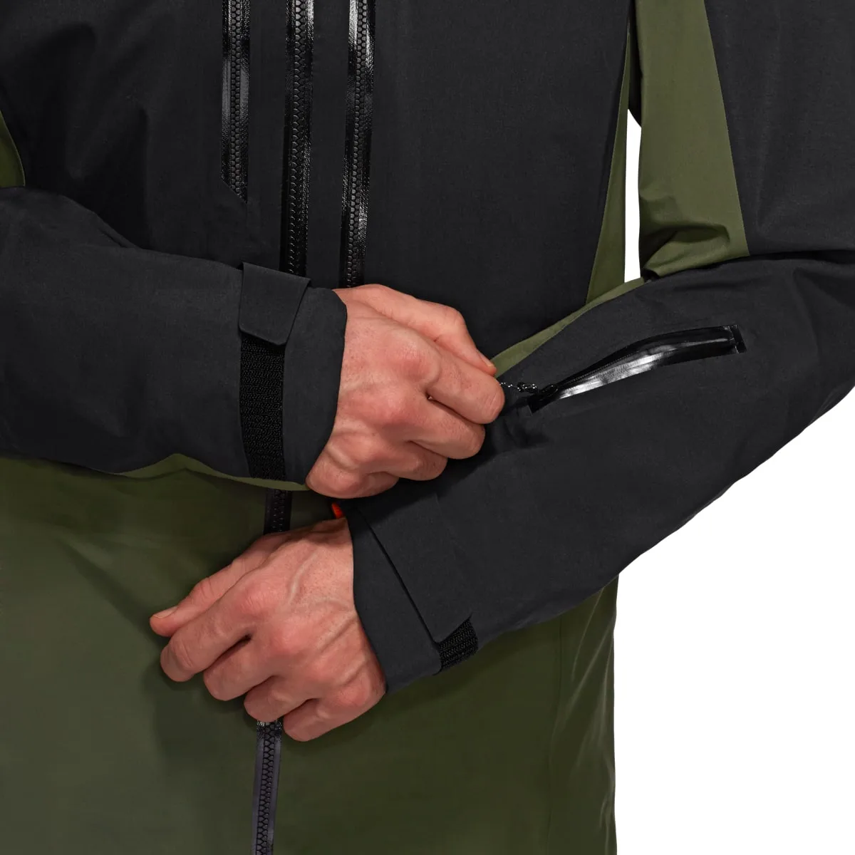 Mammut Eiger Free Advanced Hs Hooded Jacket Men Dark Marsh-Black