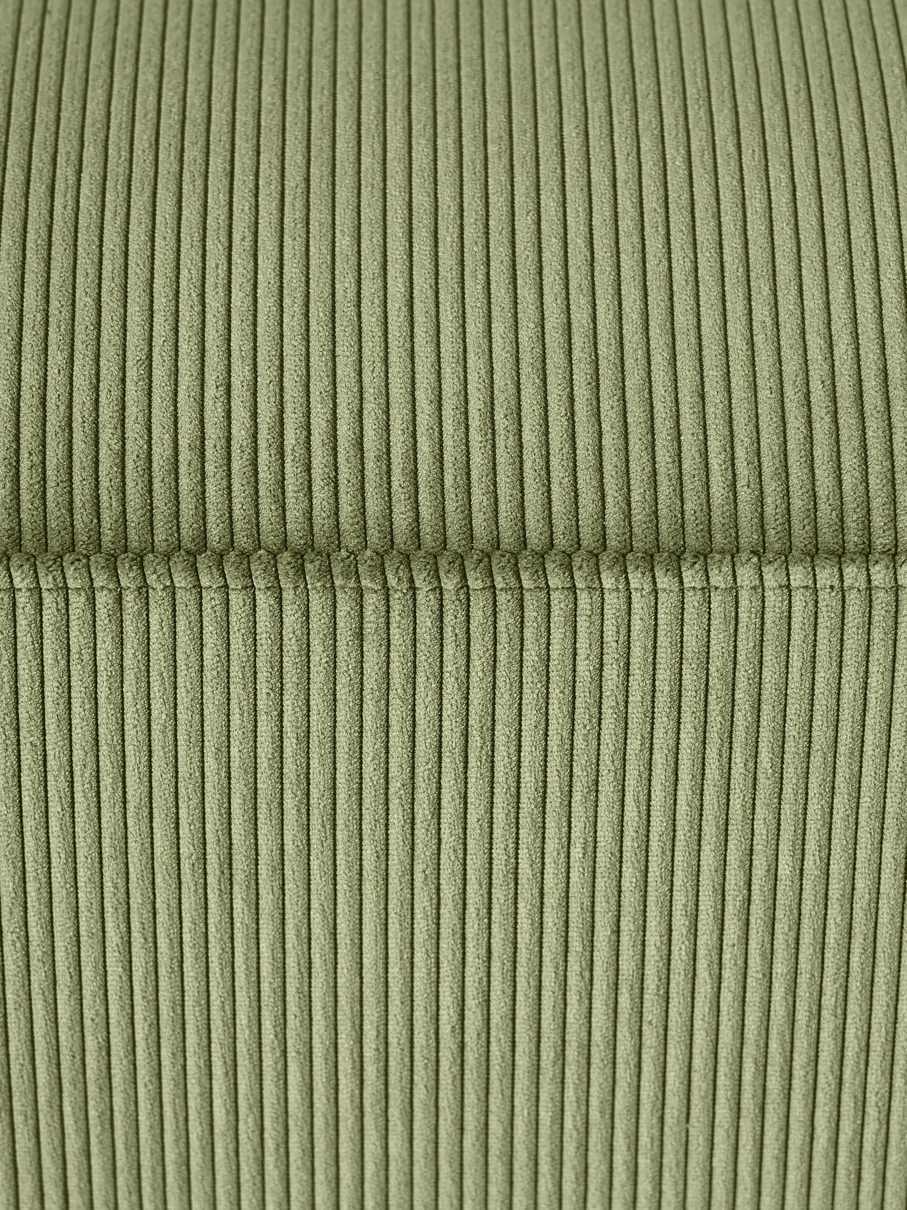 Corduroy poef Melva, B 99 x D 72 cm