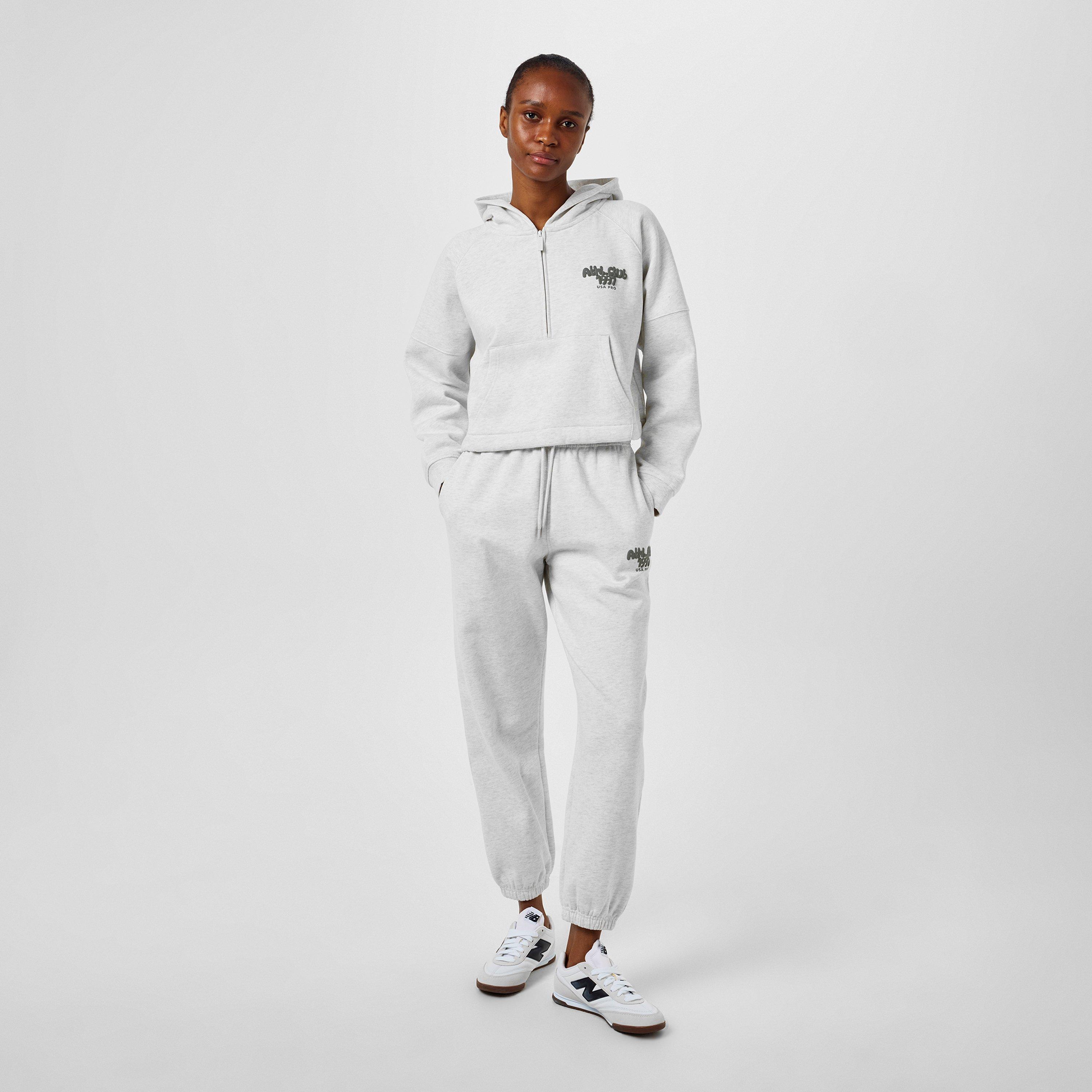 USA Pro USAPro Oversized half Zip Fleece Top