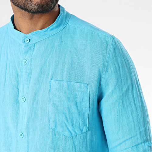 Chemise Manches Longues Bleu Clair