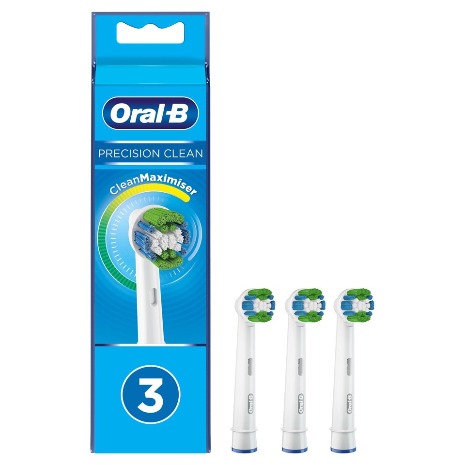 Oral-B - Precision Clean Udskiftningshoveder 4 Stk
