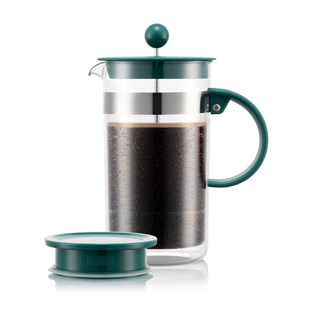 Bodum Stempelkande, dobbeltvæg, 8 kopper, 1,0 L, med ekstra køleskabslåg BISTRO NOUVEAU 1.0 L
