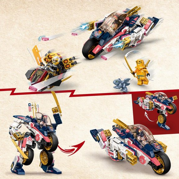 Le robot bolide transformable de Sora LEGO NINJAGO 71792