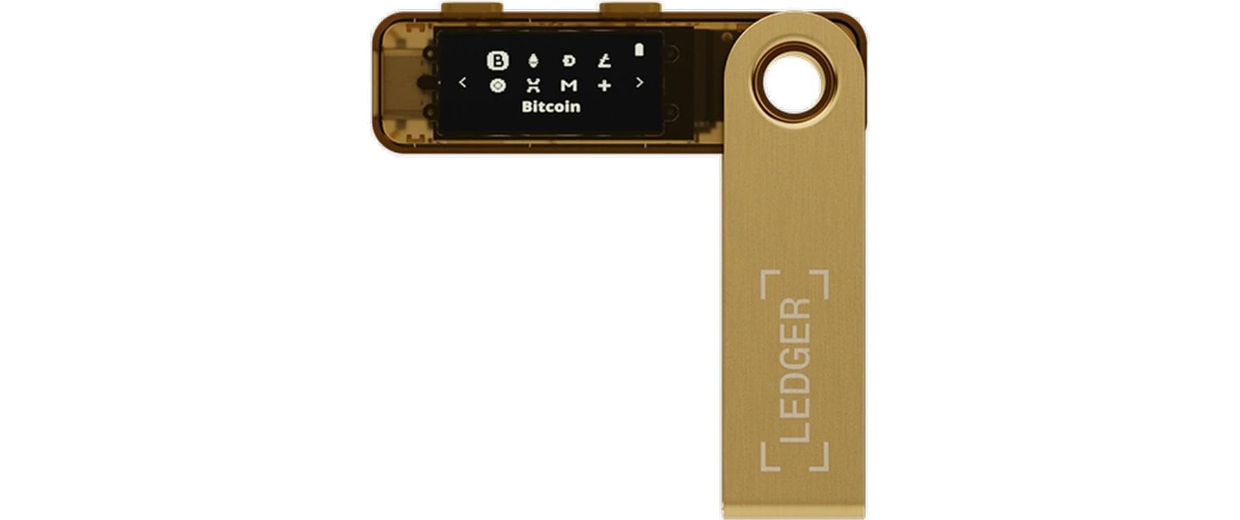 Nano S Plus GoldCrypto-Hardware-Wallet zum Kaufen, Verwalten und Vermehren digitaler Vermögenswerte
