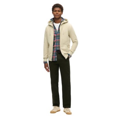 Sweatshirt zippé à capuche homme Essential Logo Zip Hoodie Ub SUPERDRY