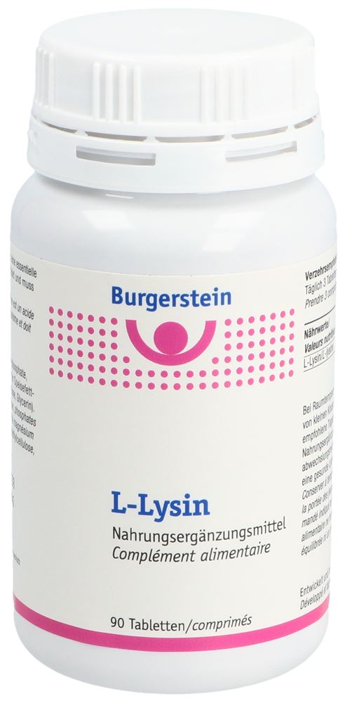 BURGERSTEIN L-Lysin Tabl Ds 90 Stk