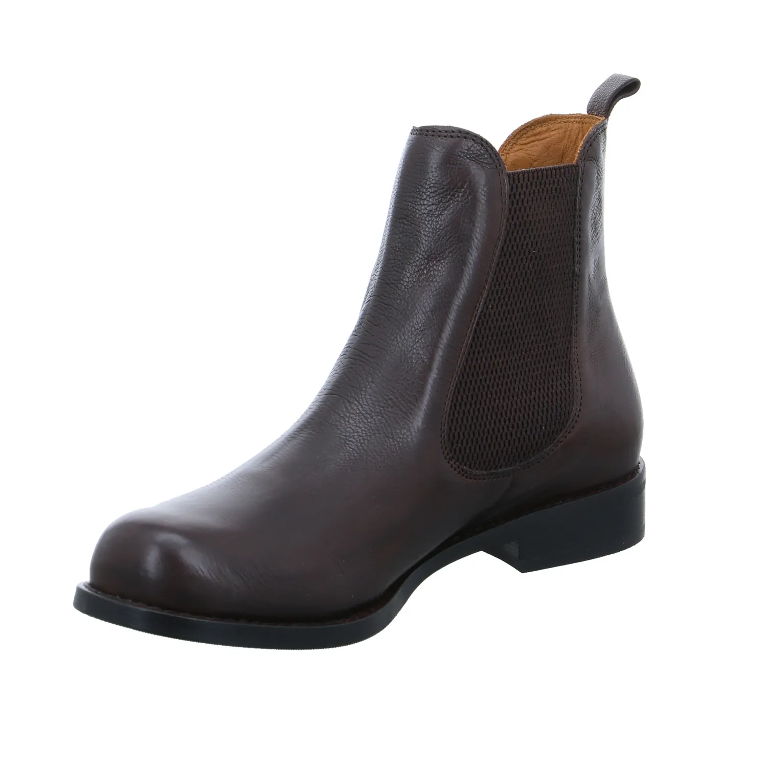 EVERYBODY Boot Braun Leder