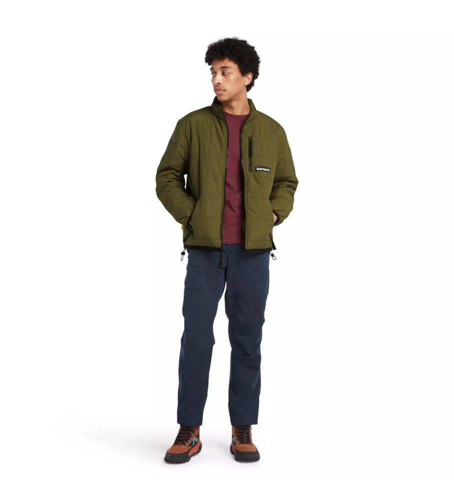 Casaco Timberland acolchoado e isolado verde