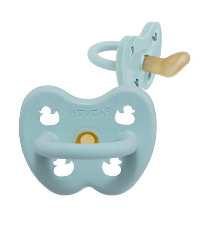 Hevea Sut - 0-3 mdr. - Naturgummi - Baby Blue m. ?nder