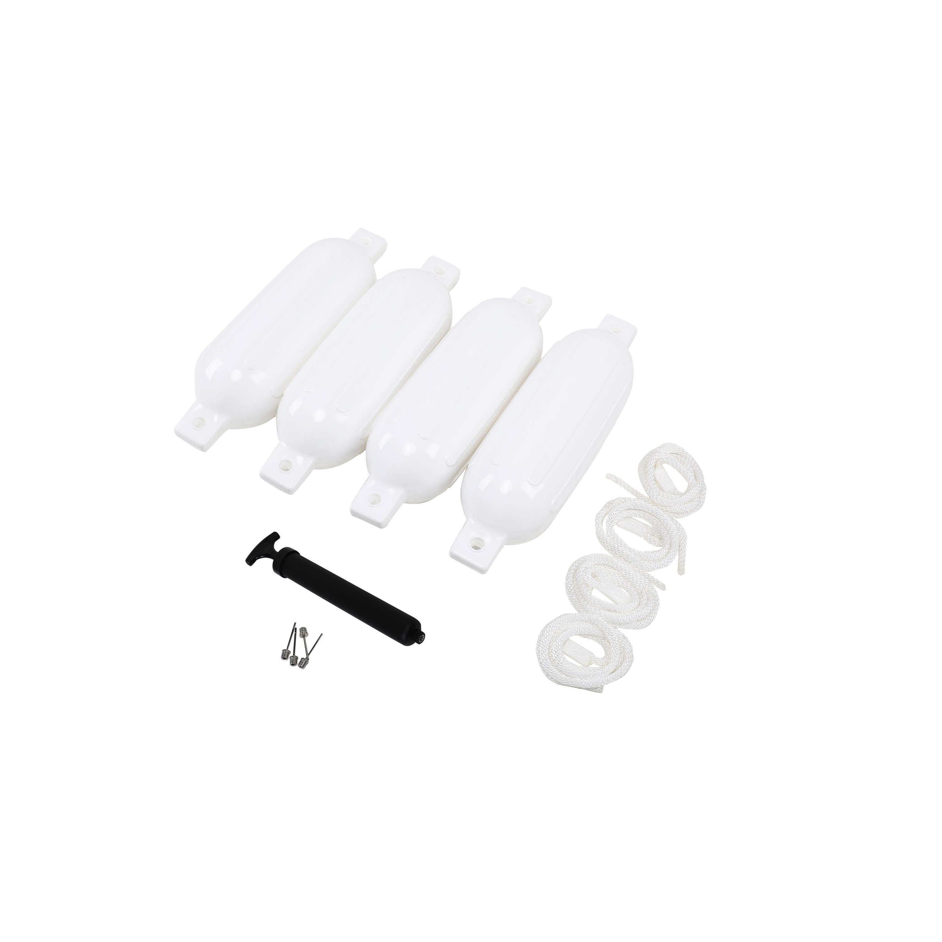 Bootsfender 4er Set weiss 80 x 27 cm