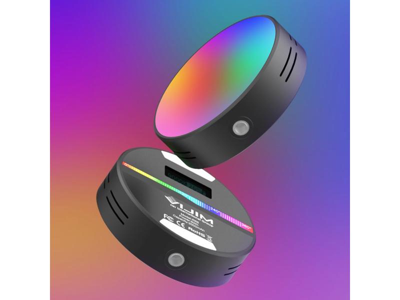 Ulanzi Videoleuchte Vijim R66 RGB Videoleuchte mit integriertem LCD-Display