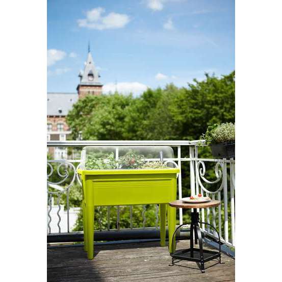 Potager sur pieds 'Green Basics', vert - L.75,5 x l.36,8 x H.65,1 cm