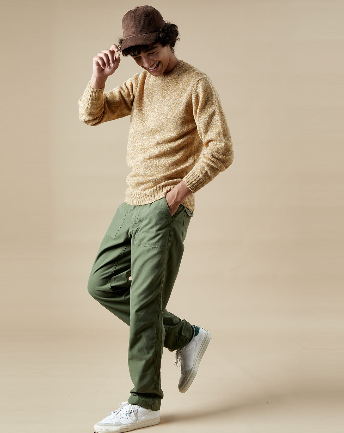 Hartford Pantalon Fatigue camo