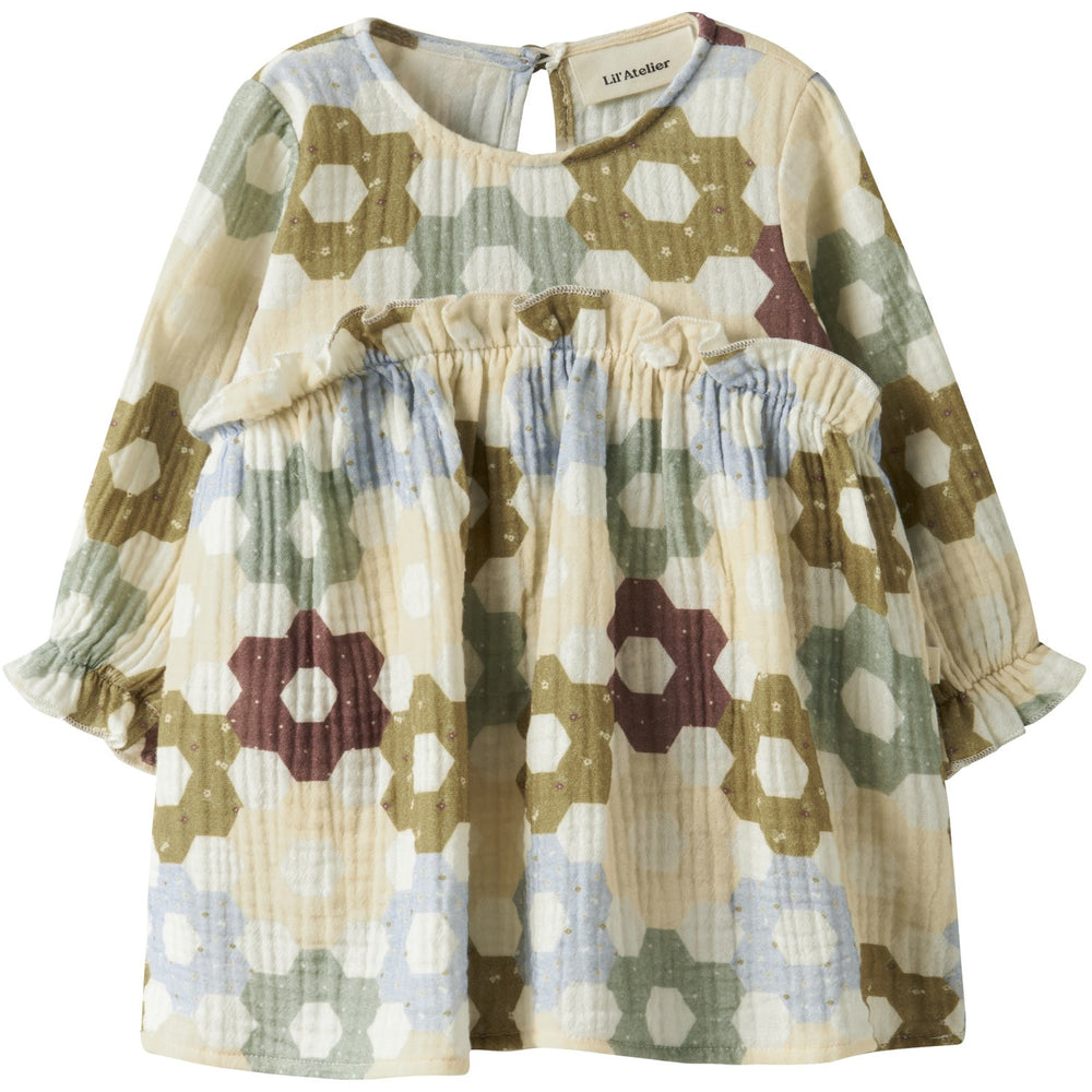 Køb Lil'Atelier Coconut Milk Nbftalia Ls Loose Body Kjole Lil