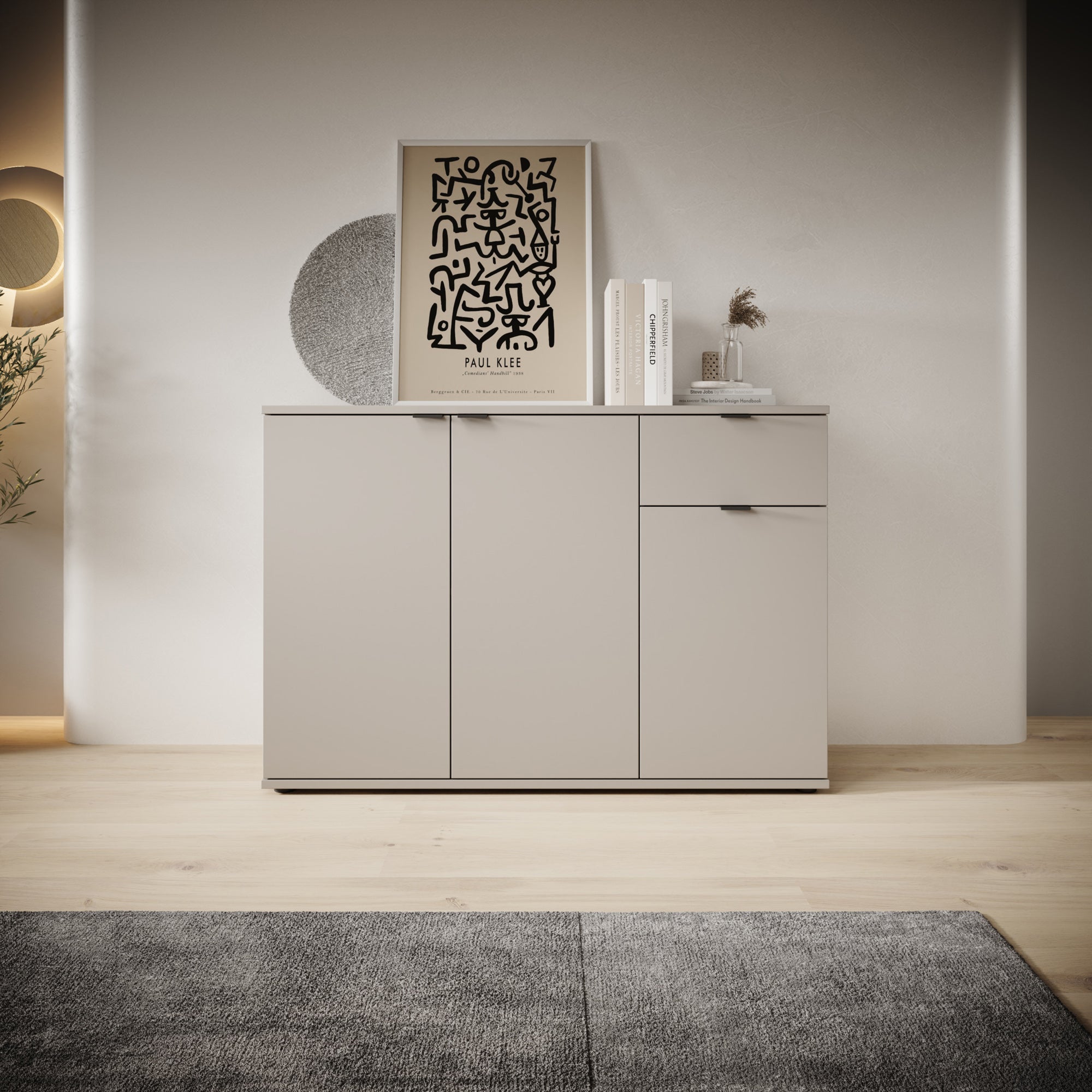Galeno - Dressoir - Beige - 120x34x82 cm