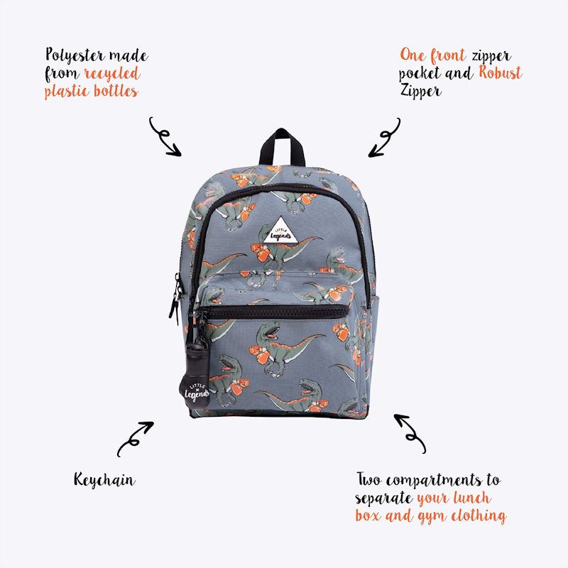 Little Legends Backpack L Boxing Dino