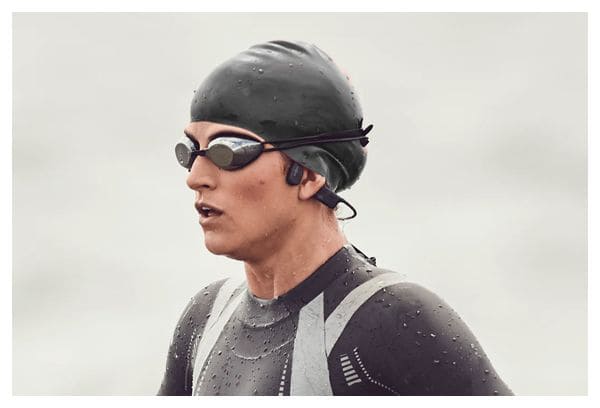 Casque MP3 à conduction osseuse Shokz OpenSwim Noir