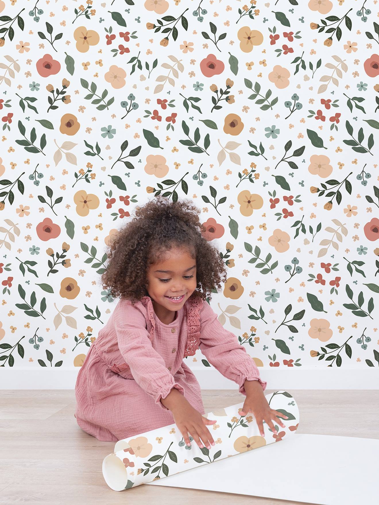 Papel de parede Folhas e Flores Bloem LILIPINSO multicolorido