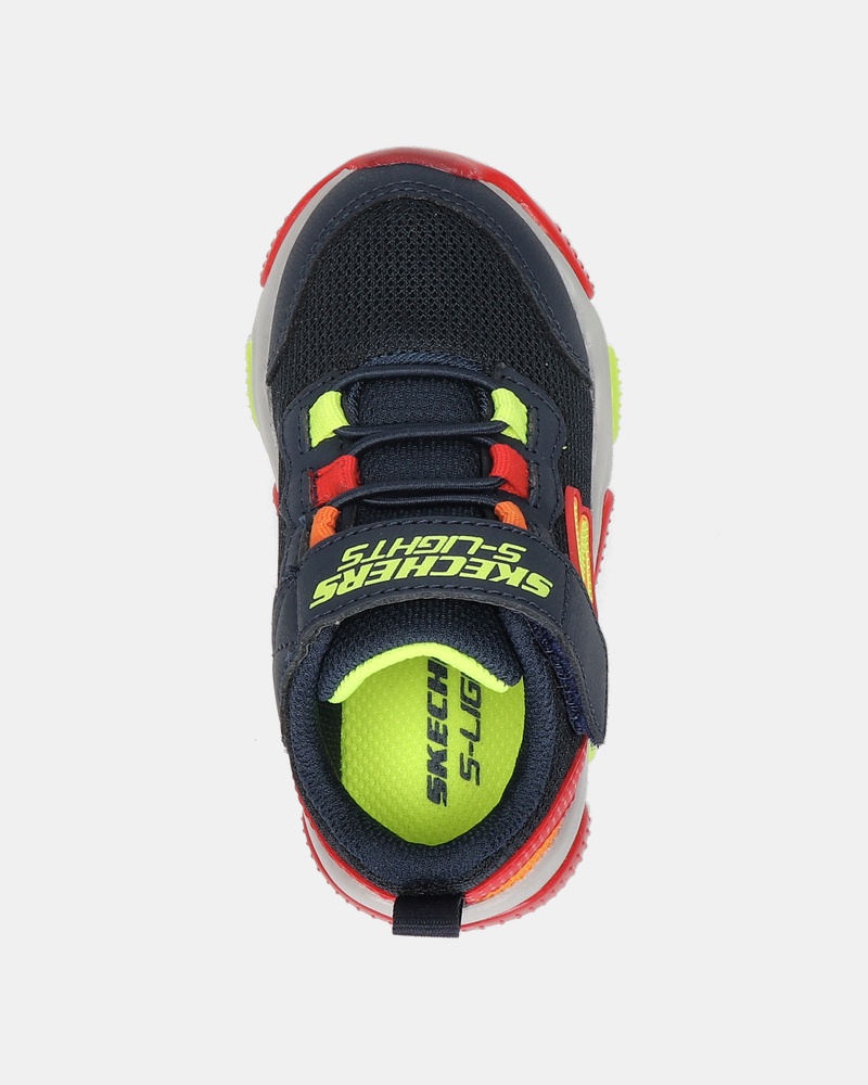 Skechers S-Lights Mighty Glow Klittenbandschoenen  - blauw