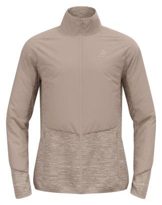 Veste Manches Longues Odlo Run Easy Warm Beige