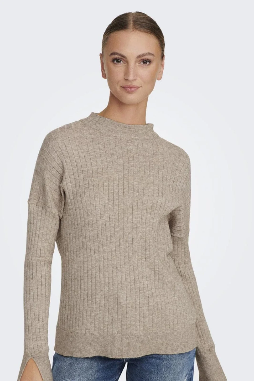 Only Onlfia Katia L/S Rib Pullover Knt