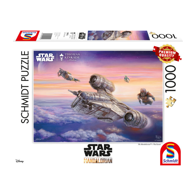 Puzzle Star Wars Mandalorian 1000 pièces - The Escort