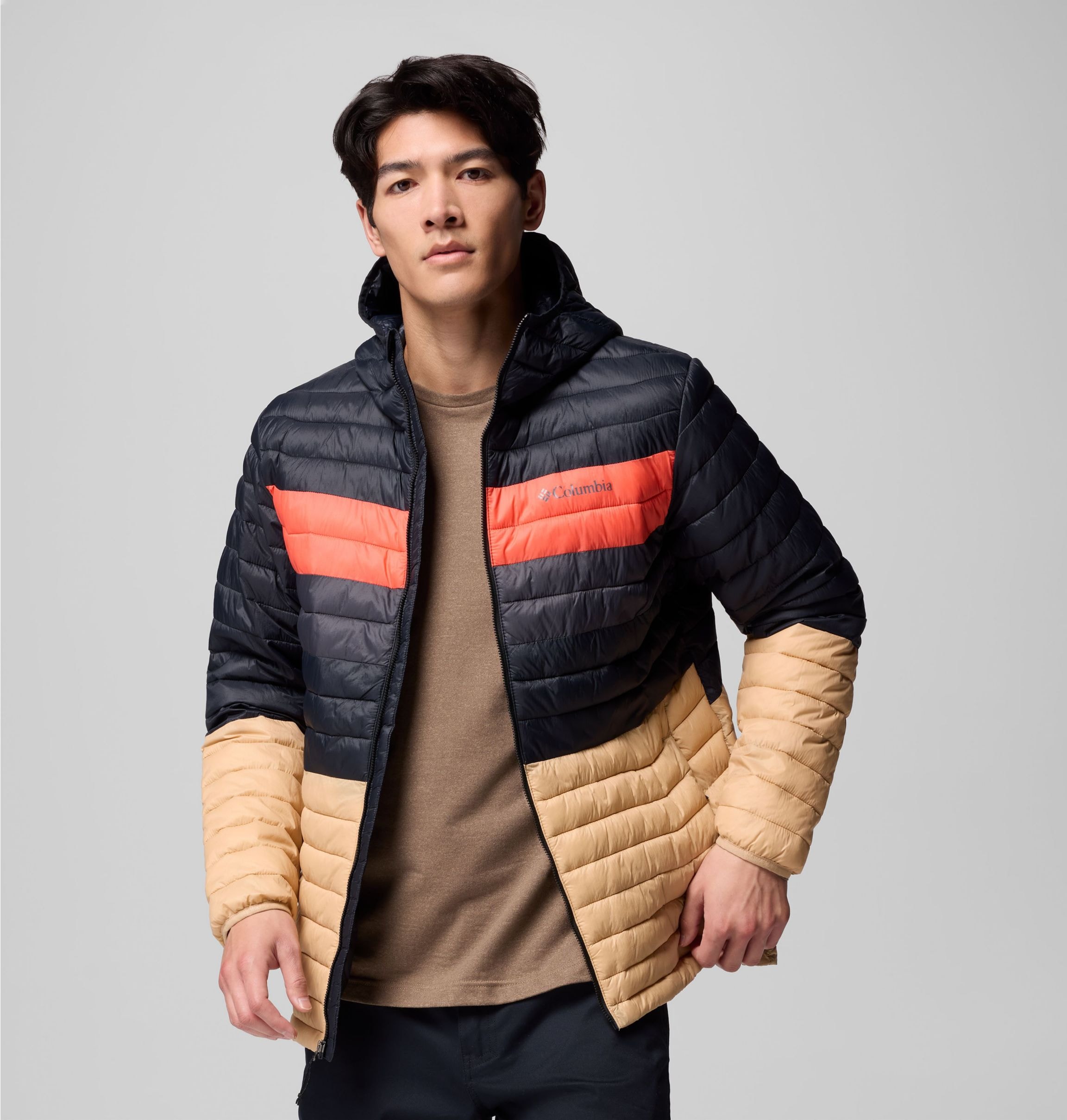 Columbia Steppjacke »POWDER PASS HOODED JACKET« 1 Stk. tlg.