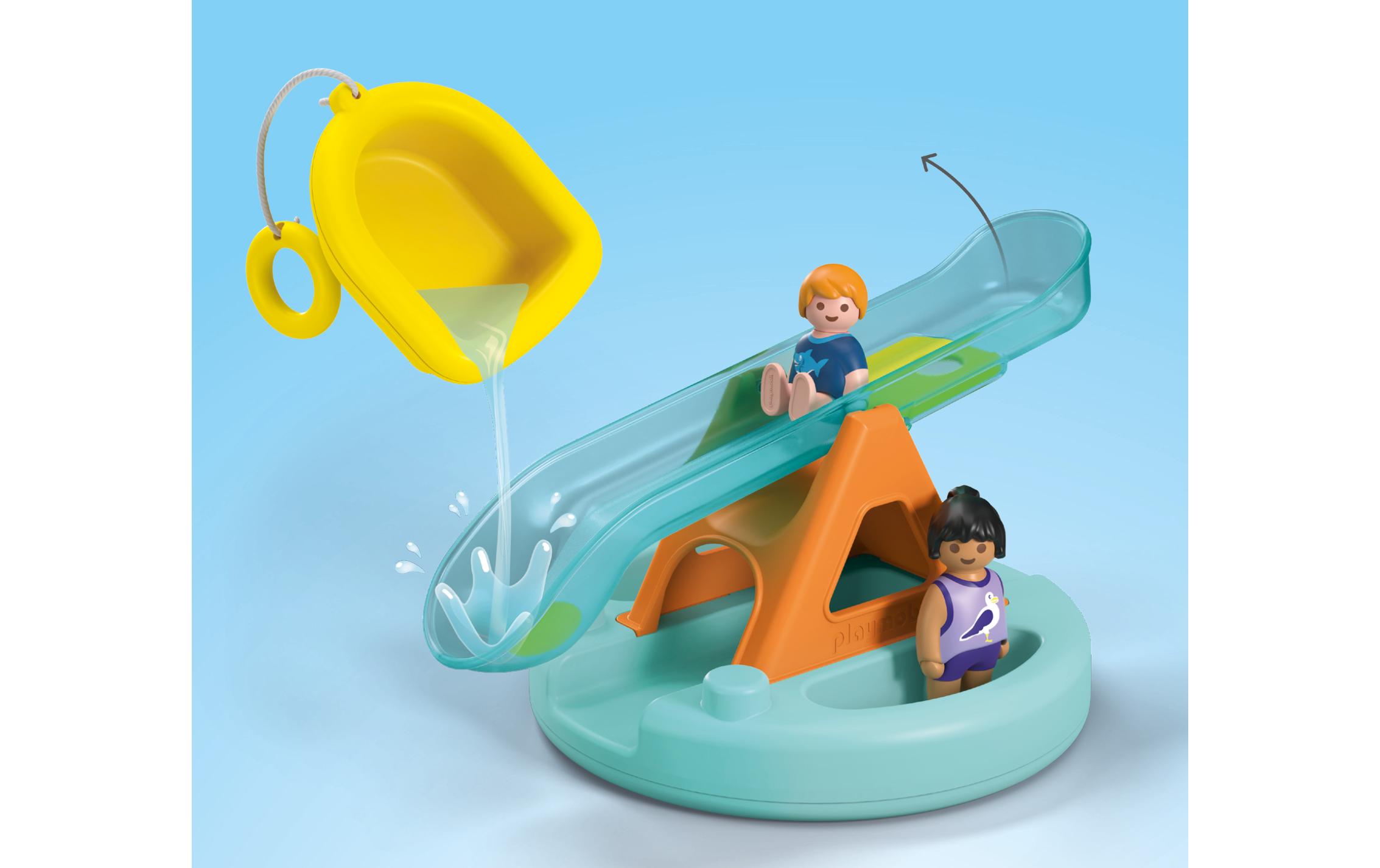 Junior AQUA: Badeinsel mit Wasserrutsche 71687Figuren-Set für Kinder
