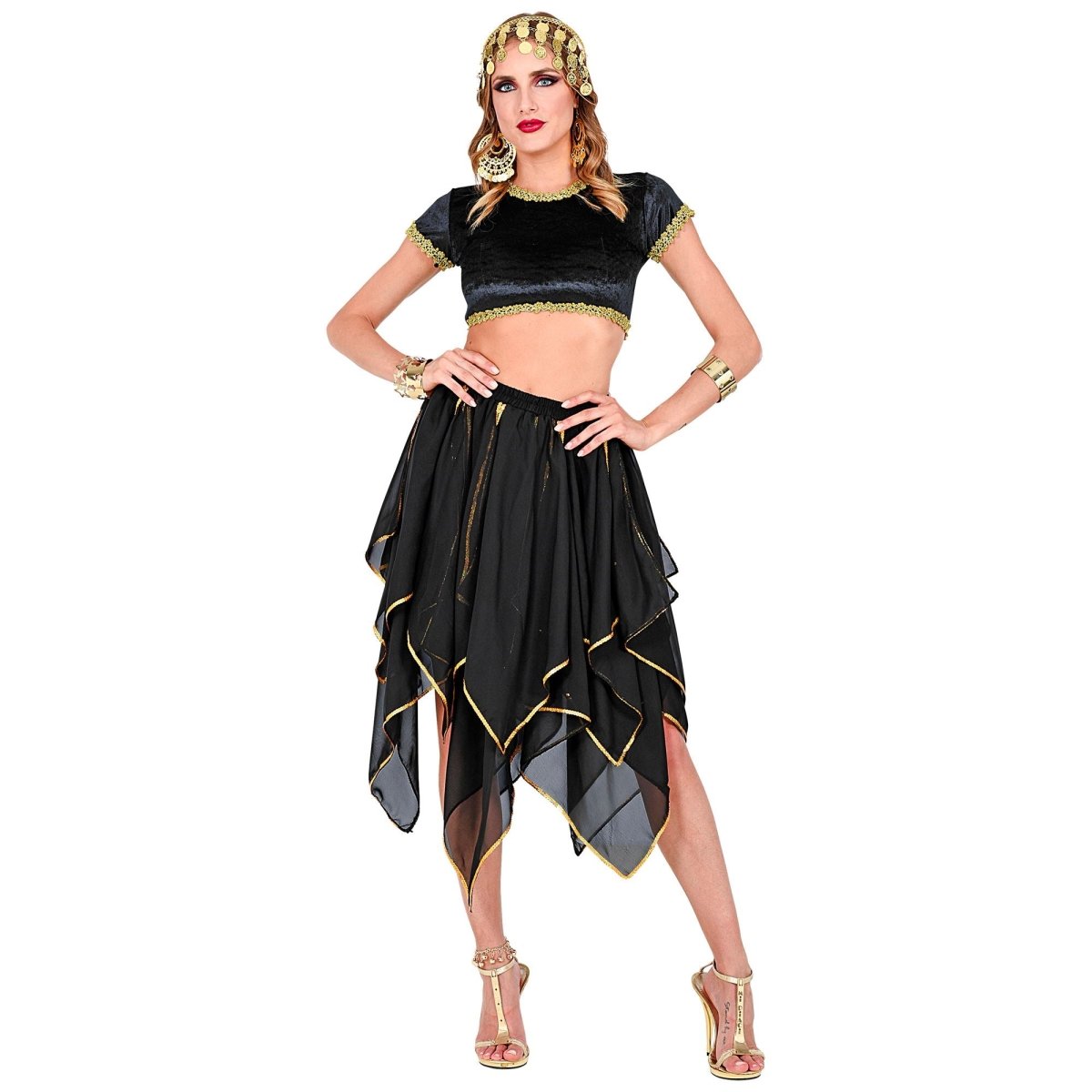 Zwart Gouden Rok