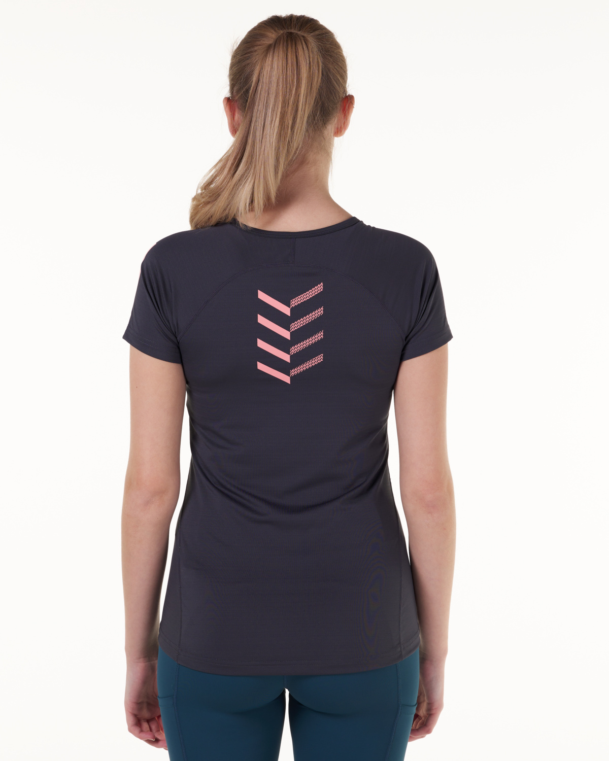 LEVITY SETT Future Trail Tech Tights &amp; Helium Dry Ctrl Tee Dark Steel
