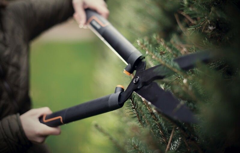 Fiskars - Singlestep - Heggenschaar - Gekartelde Messen - 58 cm - Staal