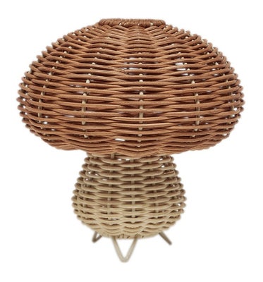 OYOY Mushroom Rattan Nattlampe, Nature