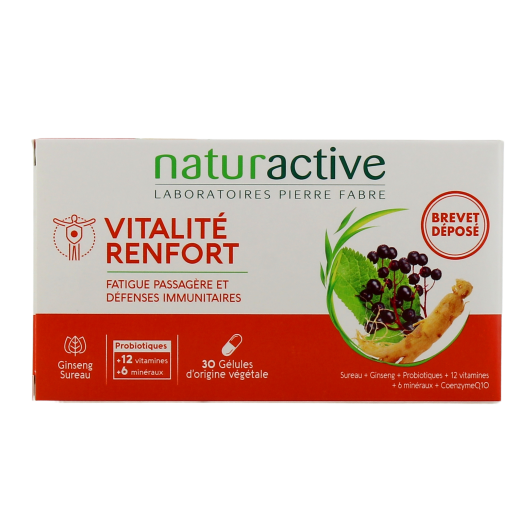 Naturactive Vitalité Renfort : fatigue passagère, système immunitaire