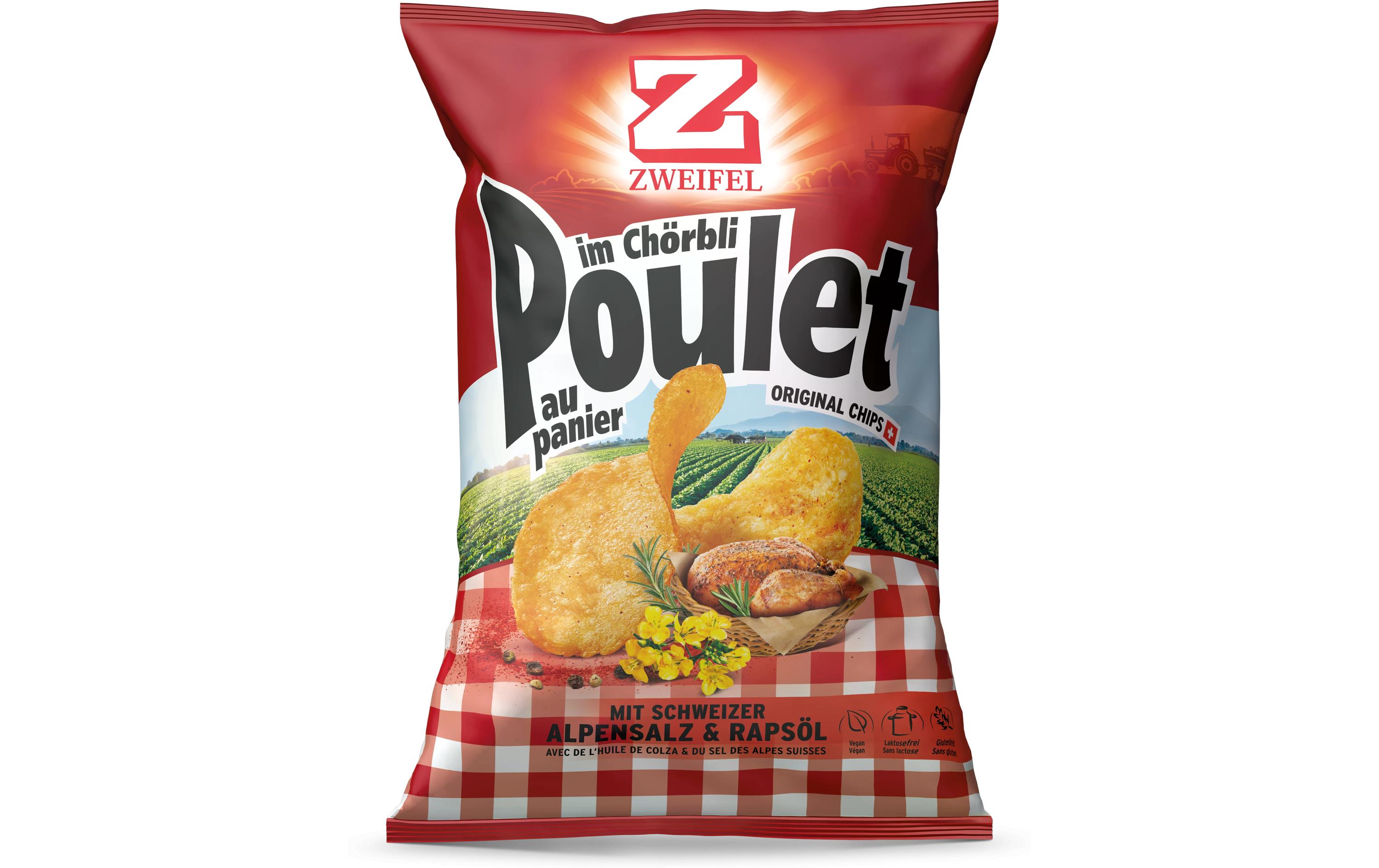 Original Chips Poulet im Chörbli 175 gKnusprige Kartoffelchips mit Poulet-Geschmack