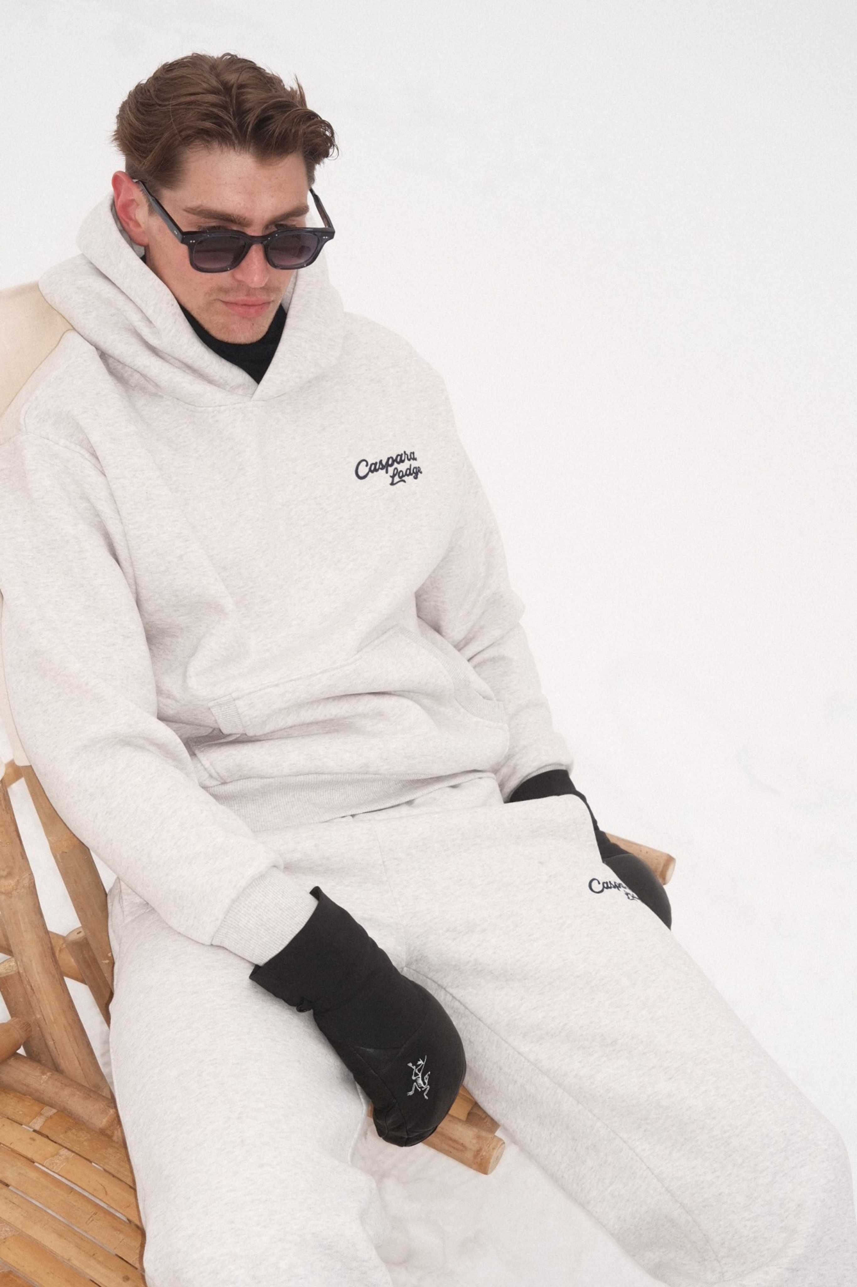 Lodge Hoodie Herre 001/Grey Melange